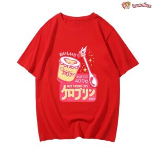 Anime Kero Pudding Cups Cardcaptor Sakura Unisex Tee