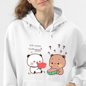 Bears eating Watermelon Unisex Hoodie