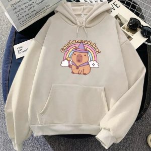 Capybara-Cadabra Rainbow Magician Unisex Hoodie