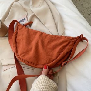 Casual Nylon Hobo Crossbody Bag
