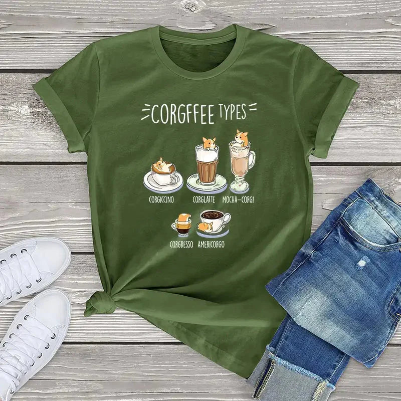 Corgi Corgfee Type Dog Tee - Image 2