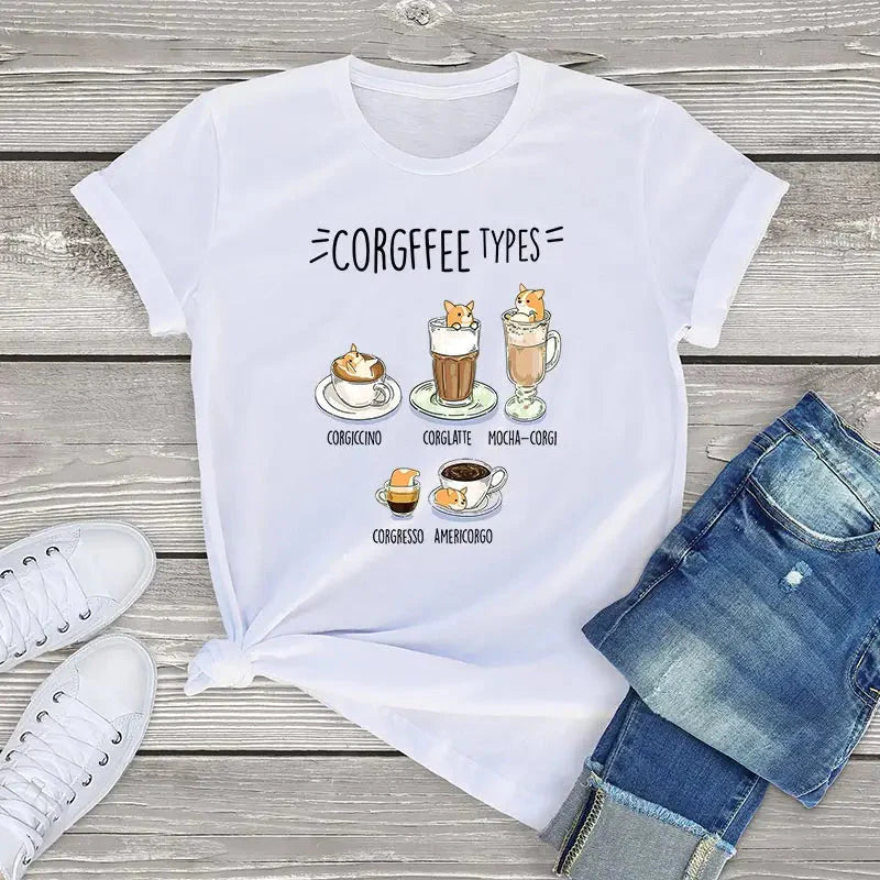 Corgi Corgfee Type Dog Tee - Image 4