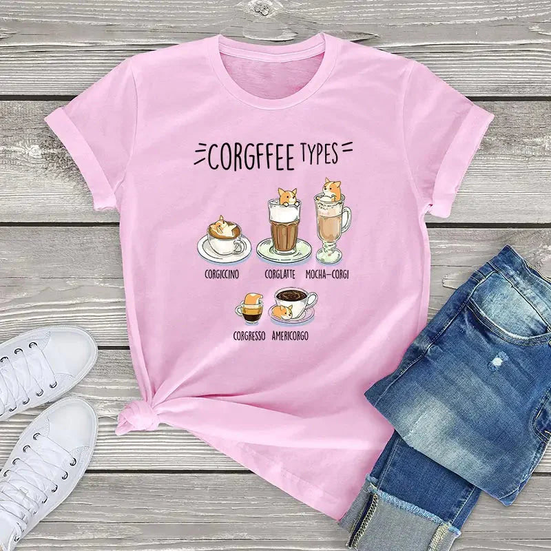 Corgi Corgfee Type Dog Tee - Image 5