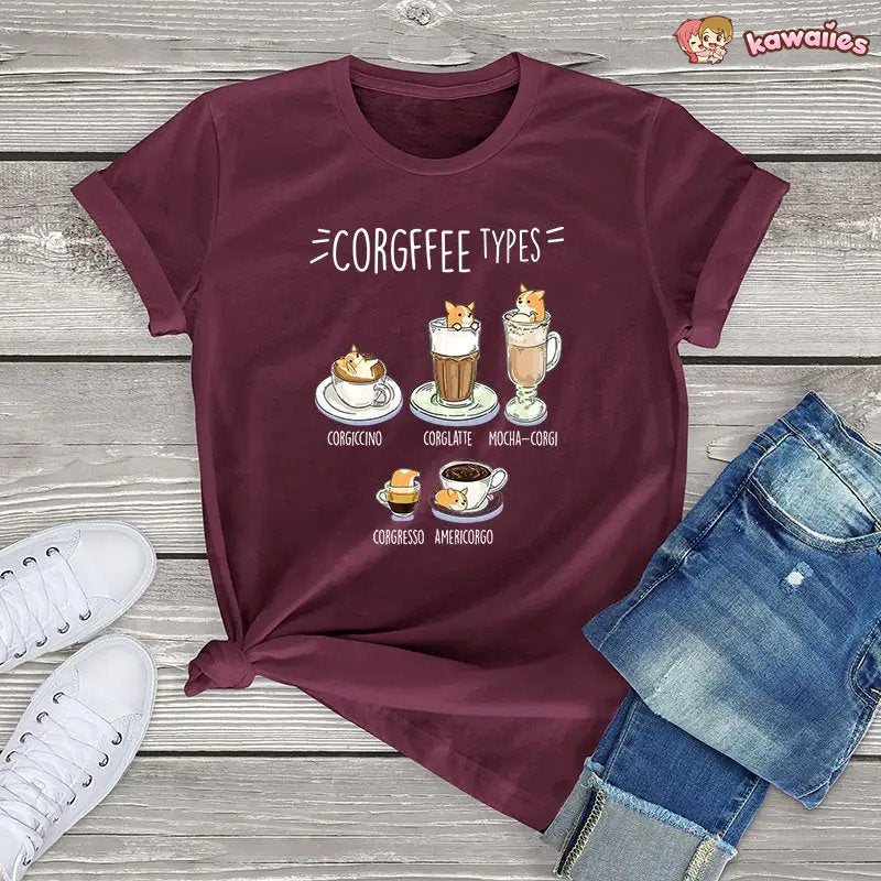 Corgi Corgfee Type Dog Tee