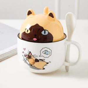 Cute Cartoon Ceramic Cat Cup | LIMITED STOCK