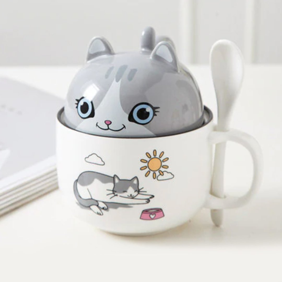 Cute Cartoon Ceramic Cat Cup | LIMITED STOCK - Image 4