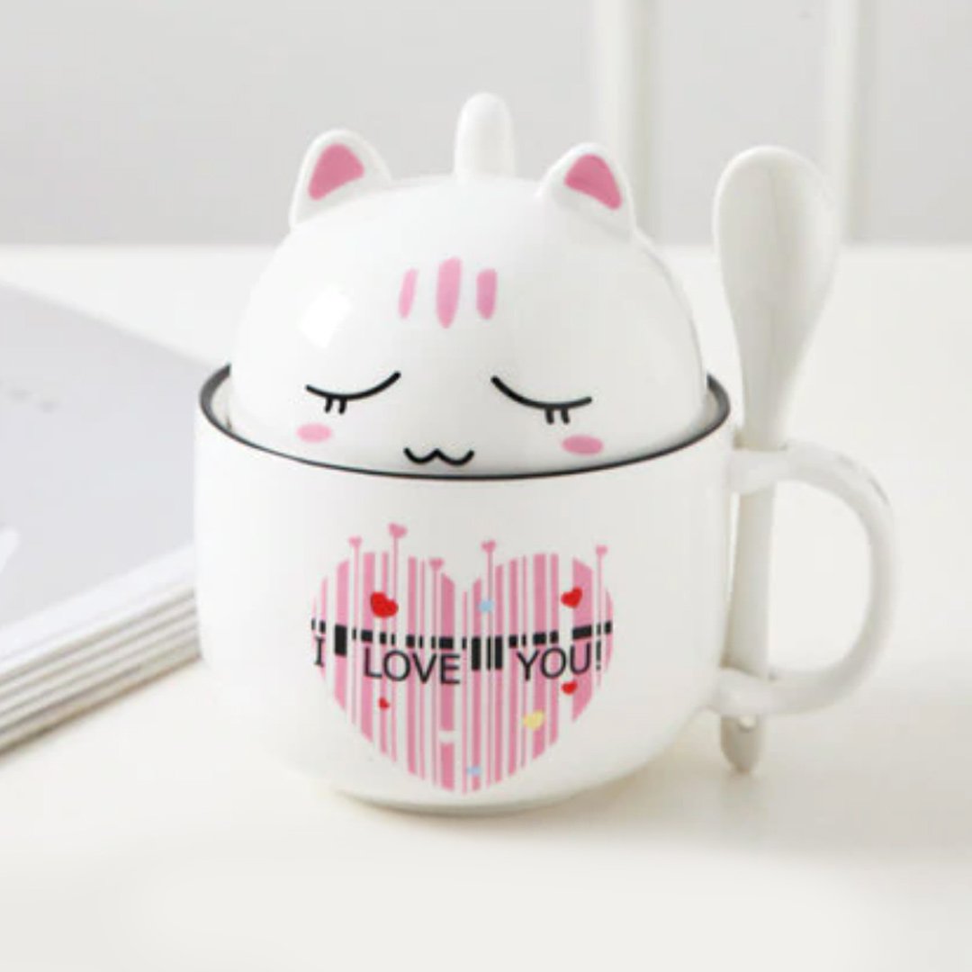 Cute Cartoon Ceramic Cat Cup | LIMITED STOCK - Image 5