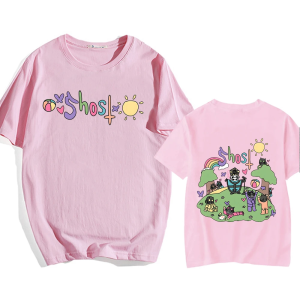 Cute Ghost Band Illustration Unisex Tee
