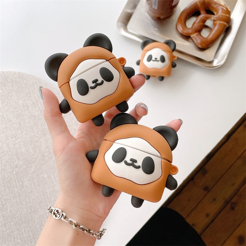 Cute Panda Biscuit Airpods Case (1&2&3&Pro) - Image 2