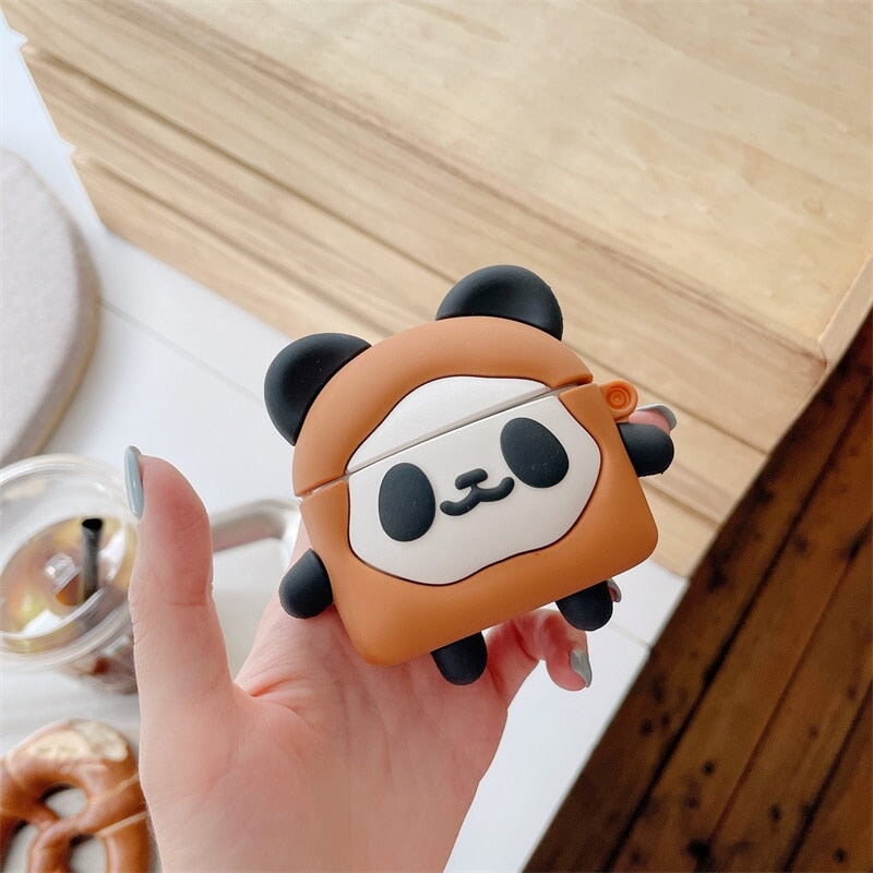 Cute Panda Biscuit Airpods Case (1&2&3&Pro)