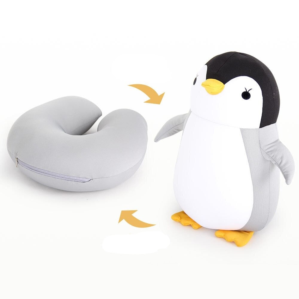 Dino 2 in 1 Travel Neck Support Pillow & Plushie - Image 3