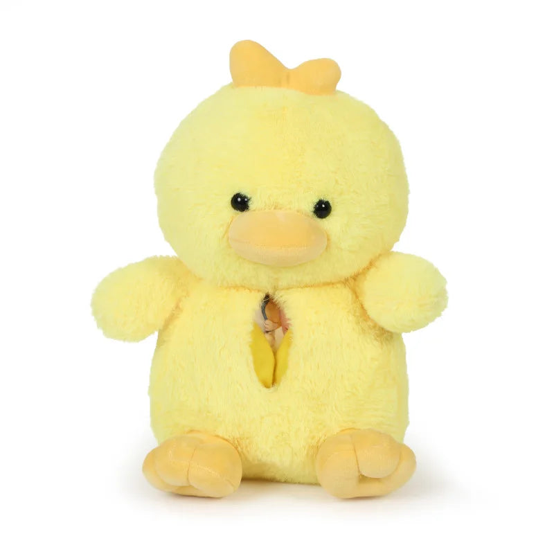 Duck and Bear Car Plush Tissue Box Cover - Image 2