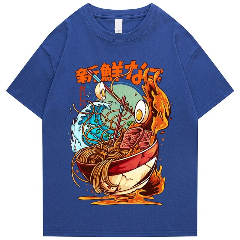 Flaming Hot Wagyu Ramen Unisex Cotton Tee - Image 7
