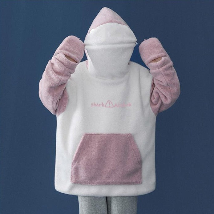 Fluffy Shark Hoodie - Image 4