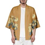Golden Japanese Mystical Lady Kimono