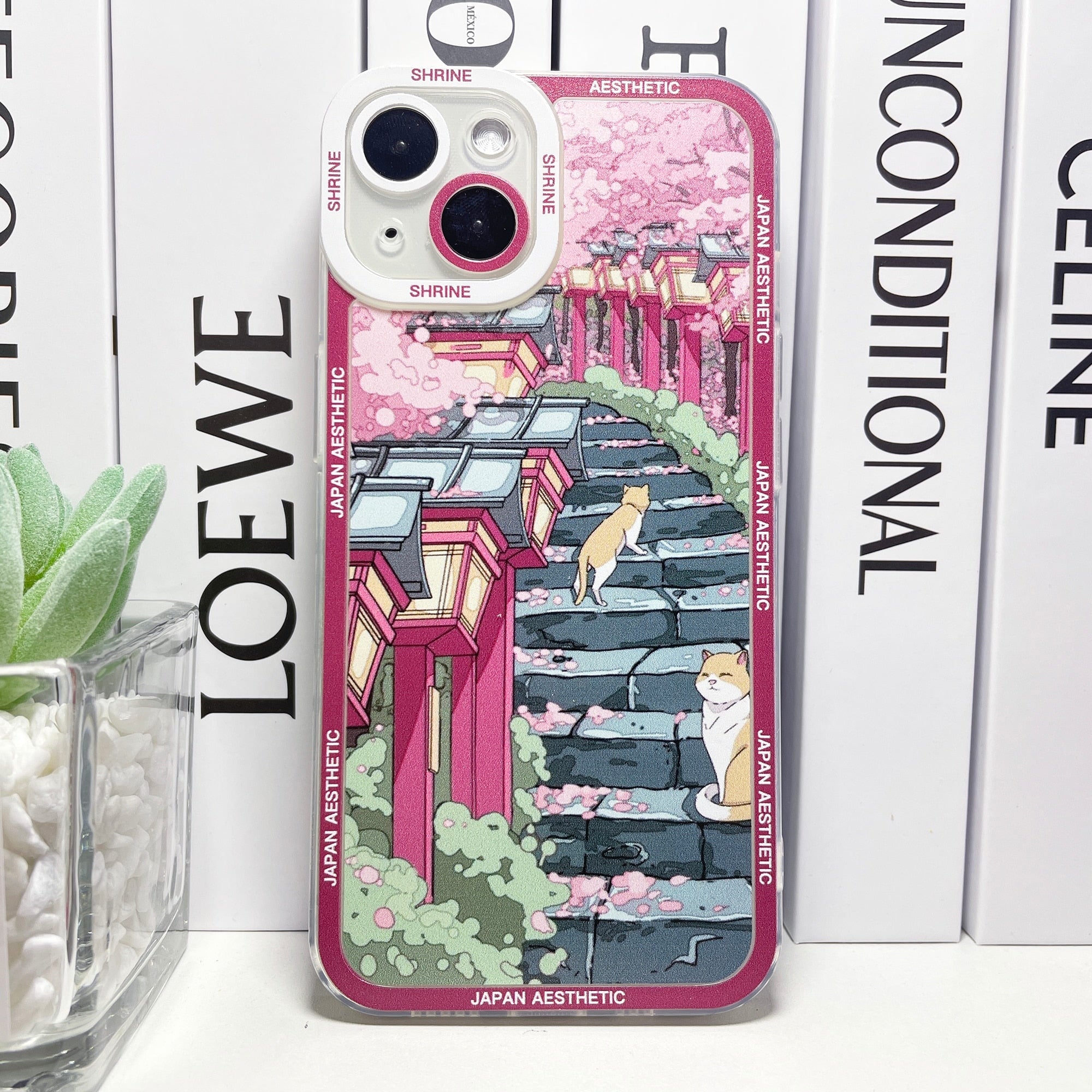 Japanese Aesthetic Sakura Blossom City Break iPhone Case - Image 5