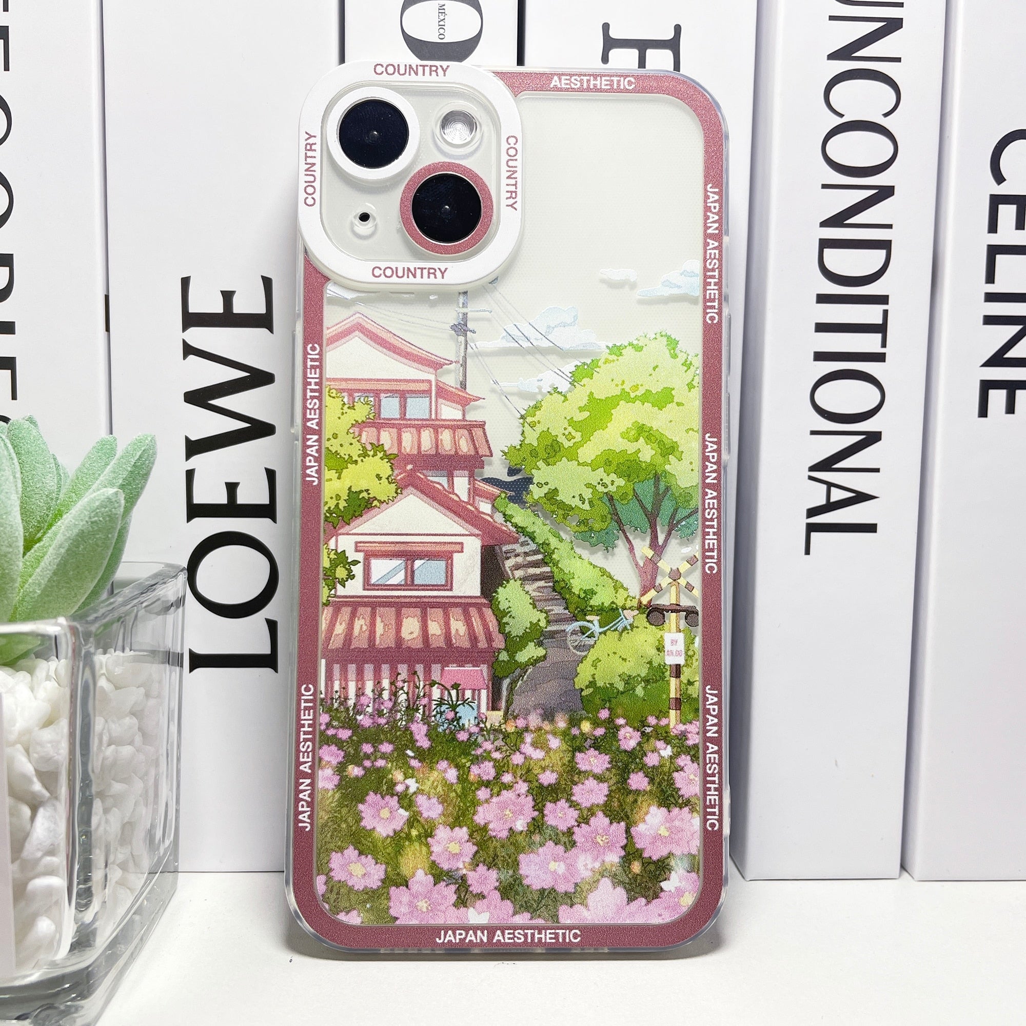 Japanese Aesthetic Sakura Blossom City Break iPhone Case - Image 6