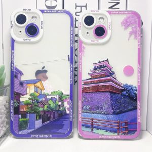 Japanese Aesthetic Temple Castles Osaka Tokyo iPhone Case