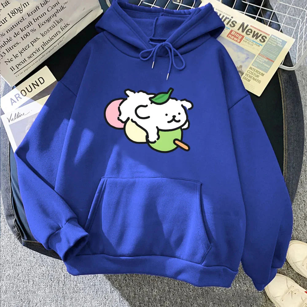 Japanese Dango Luckie the Dog Unisex Hoodie - Image 13
