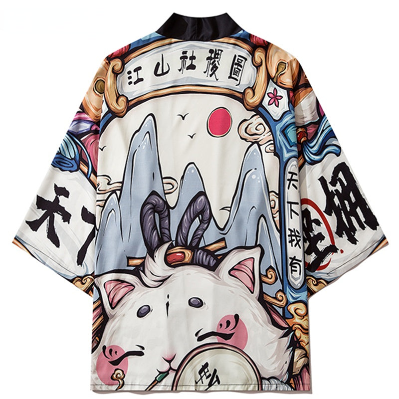 Japanese Dynamic Anime Kimono - Image 2