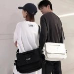Japanese Harajuku Power Off Simple Crossbody Shoulder Bag
