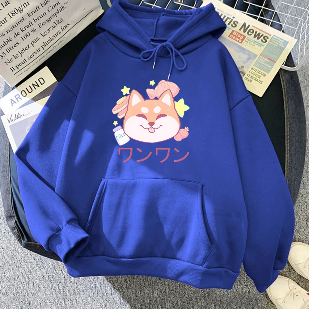 Japanese Kawaii Shiba Inu Unisex Hoodie - Image 13