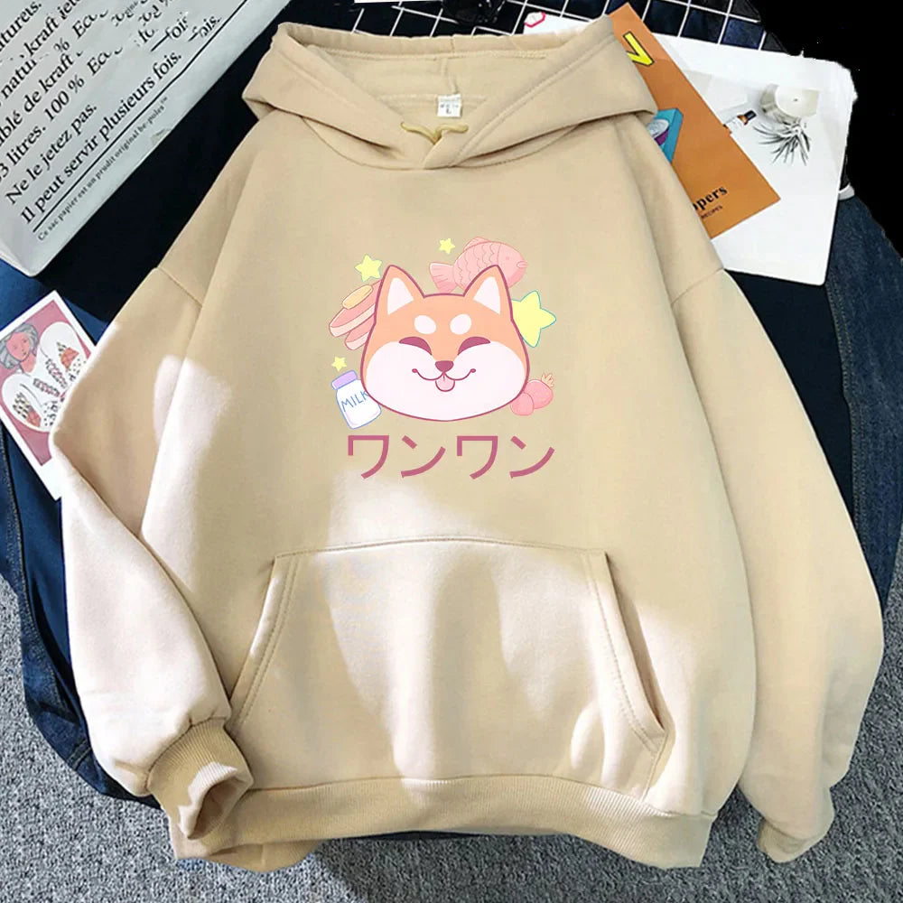Japanese Kawaii Shiba Inu Unisex Hoodie