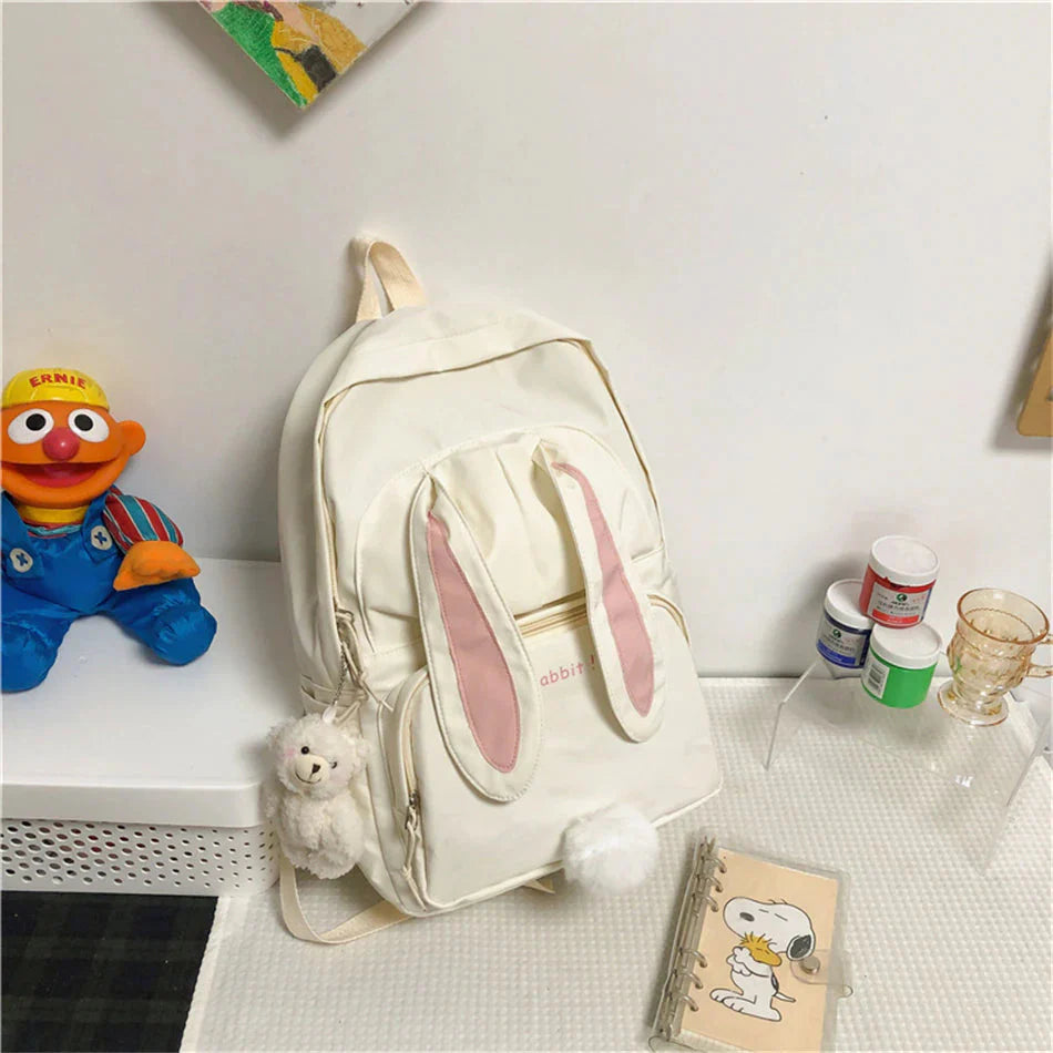 Kawaii Bunny Ears Backpack Bag - Image 2
