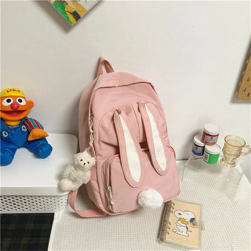 Kawaii Bunny Ears Backpack Bag - Image 3