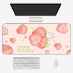 Kawaii Cartoon Exotic Fruits Large Mouse Pad