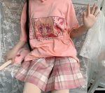 Kawaii Japanese Anime Bunny Blonde Girl Graphic Tee