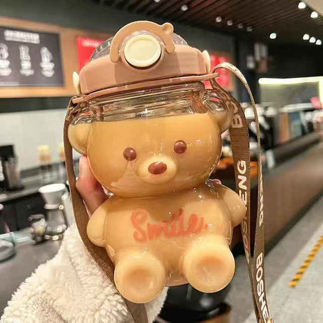 Kawaii Jumbo Bear Shaped Bottle with Strap - Image 4
