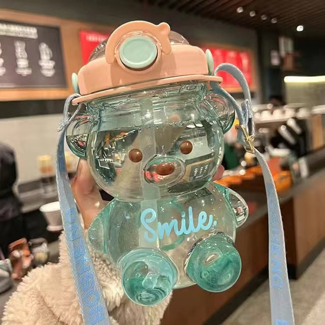 Kawaii Jumbo Bear Shaped Bottle with Strap - Image 5