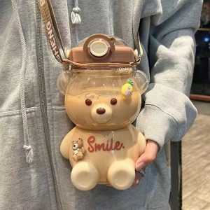 Kawaii Jumbo Bear Shaped Bottle with Strap
