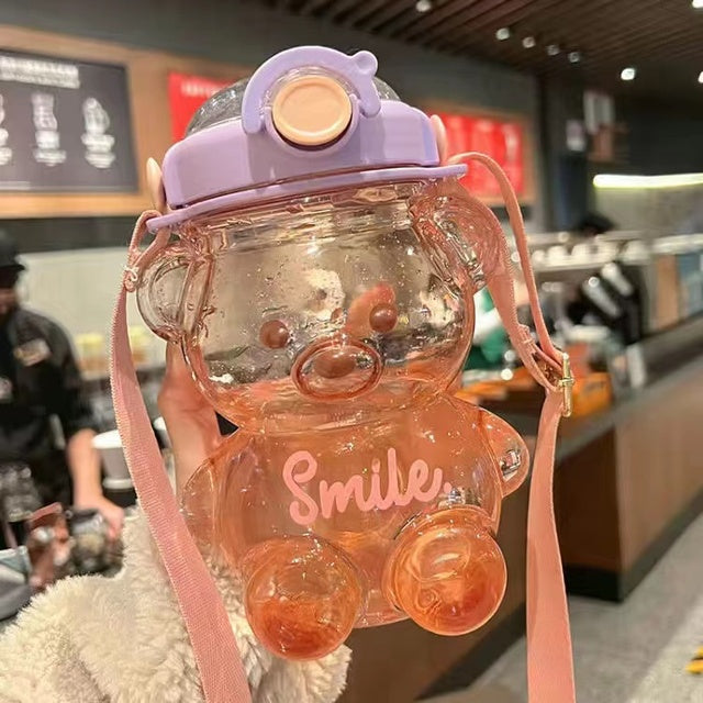 Kawaii Jumbo Bear Shaped Bottle with Strap - Image 3
