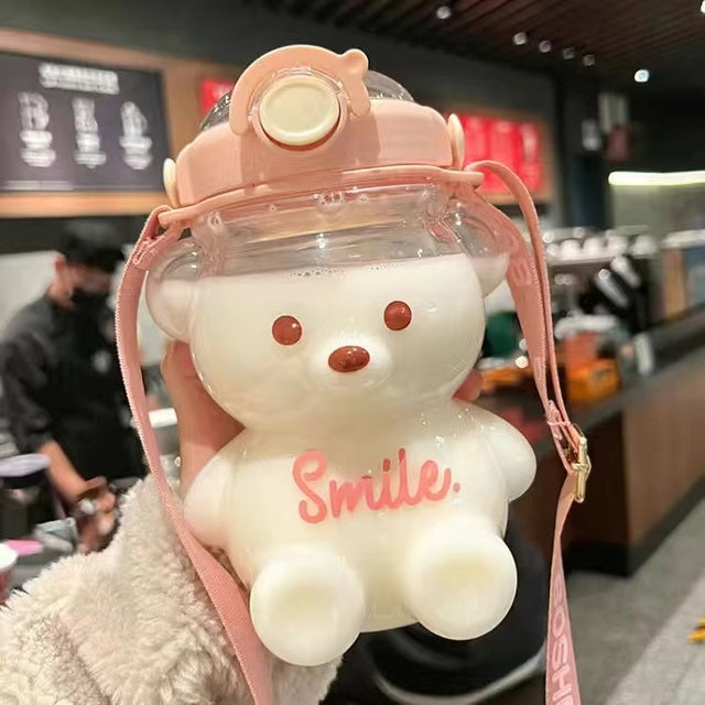 Kawaii Jumbo Bear Shaped Bottle with Strap - Image 2
