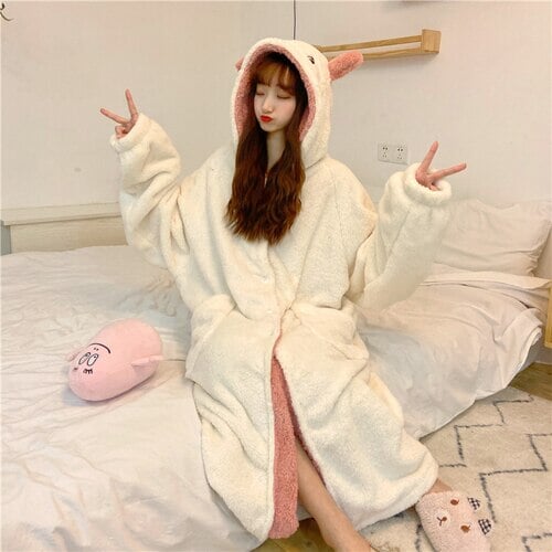 Kawaii Pastel Dragon Plush Hoodie Blanket - Image 3