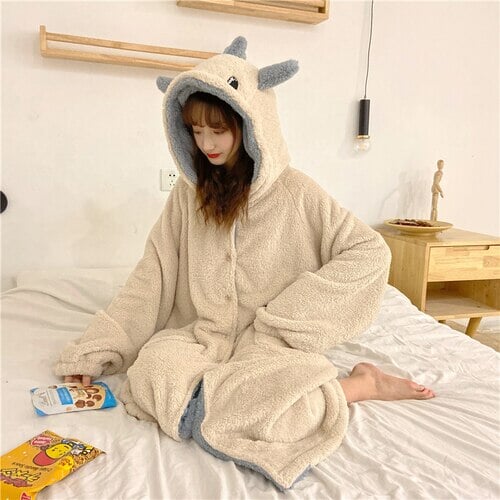 Kawaii Pastel Dragon Plush Hoodie Blanket - Image 2