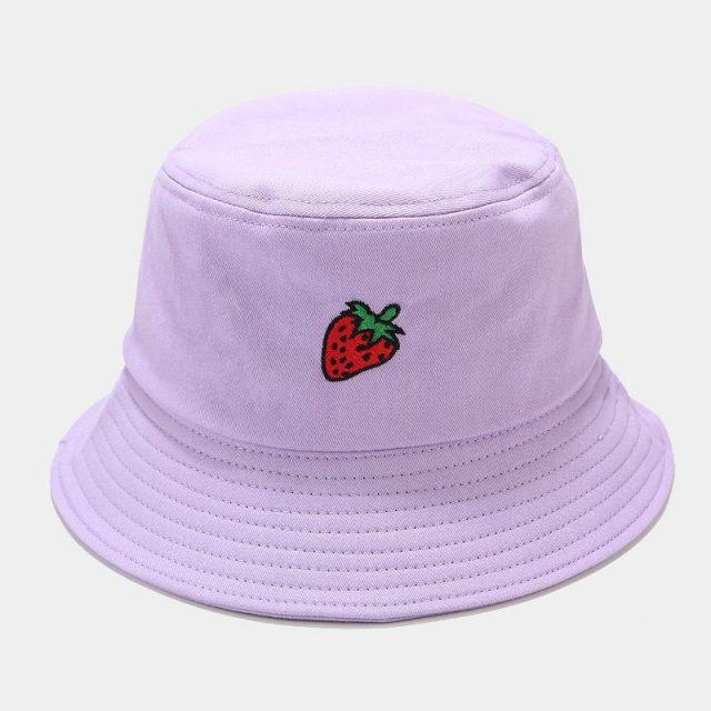 Kawaii Pastel Fruit Bucket Hat - Image 11