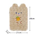 Kawaii Rabbit & Bear iPad Case Pouch Cover