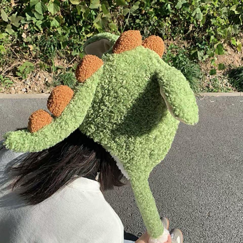 Kawaii Spiky Dinosaur Plush Hat