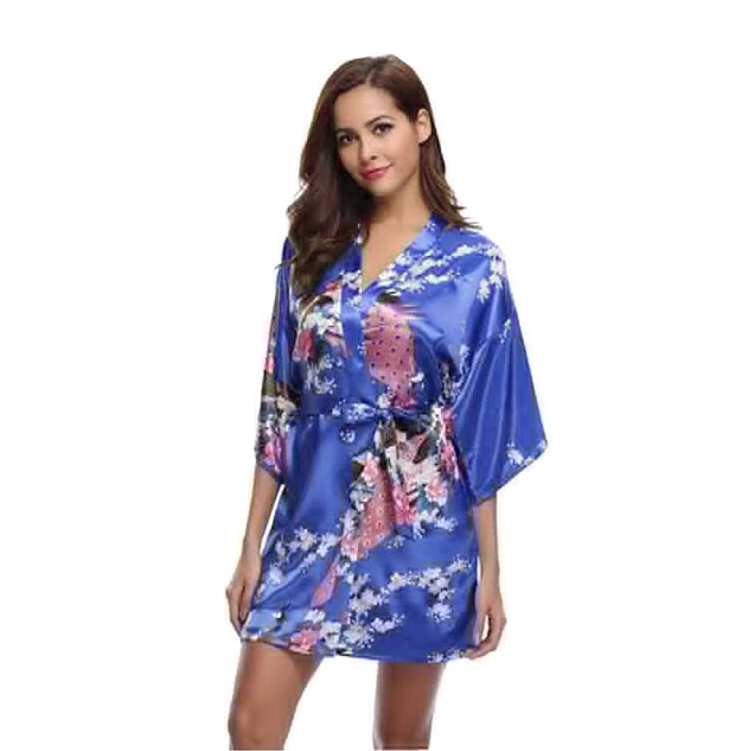 Kimono Short Robe Magnificent Peacock 2nd Collection - Image 6