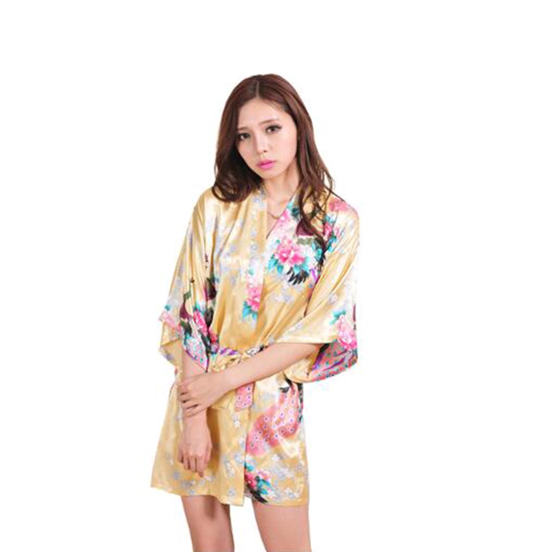 Kimono Short Robe Magnificent Peacock 2nd Collection - Image 7