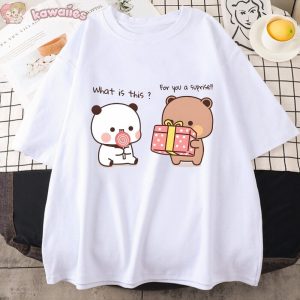 Mocha and Tofu Panda Bear Surprise Tee
