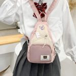 Myron Bear Colour Block Mini Backpack