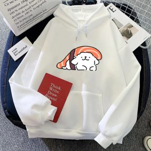 Nigiri Sushi Luckie the Dog Unisex Hoodie