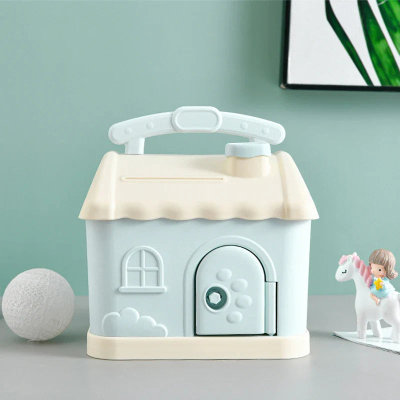 Pastel Cloud House Piggy Bank - Image 2