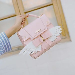 Pink Angel Wings Shoulder Bag Hand Bag