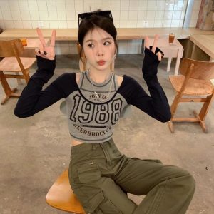 Retro 1988 Off The Shoulder Top
