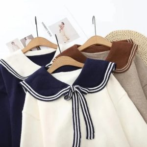 Sailor Moon Inspired Collar Long Sleeve Cardigan